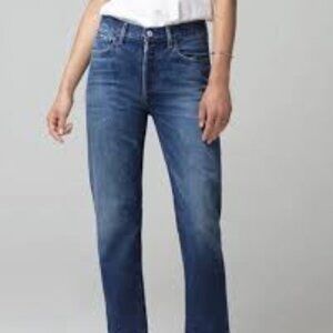 Citizens Of Humanity The Mckenzie Curved Straight Jeans Size 24
